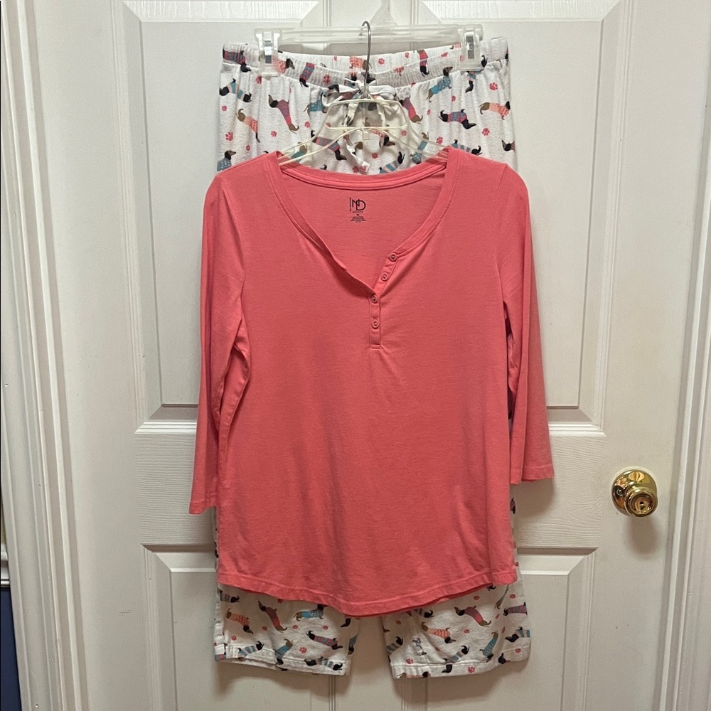 Dachshund Print Pajama Set